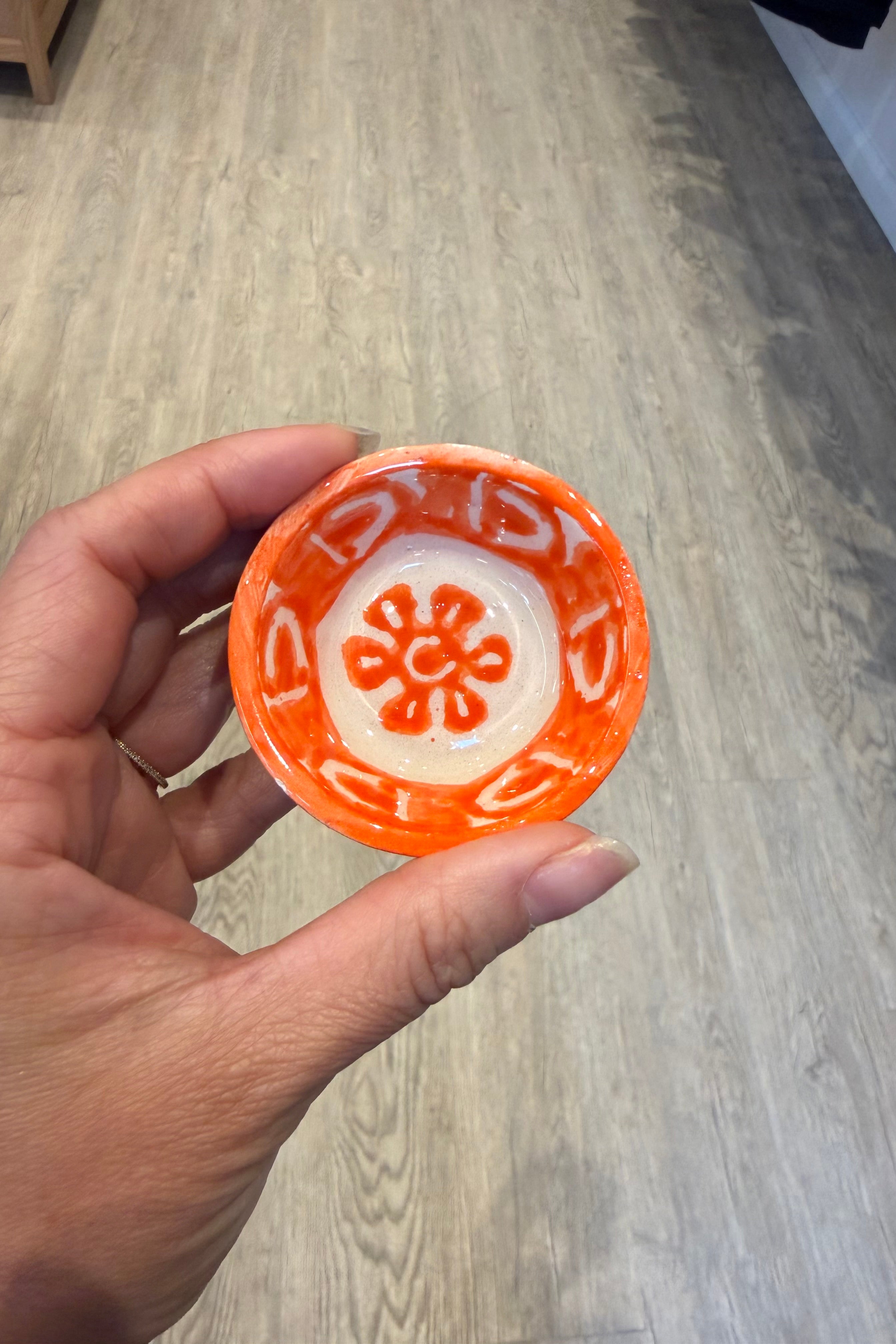 MINI CLAY BOWL IN NARANJA