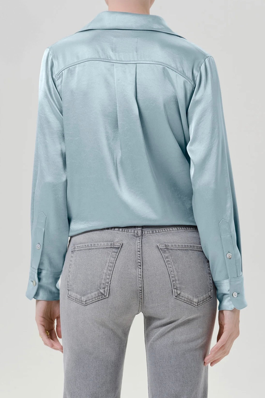 TULLAH JAPANESE HAMMERED SATIN SHIRT