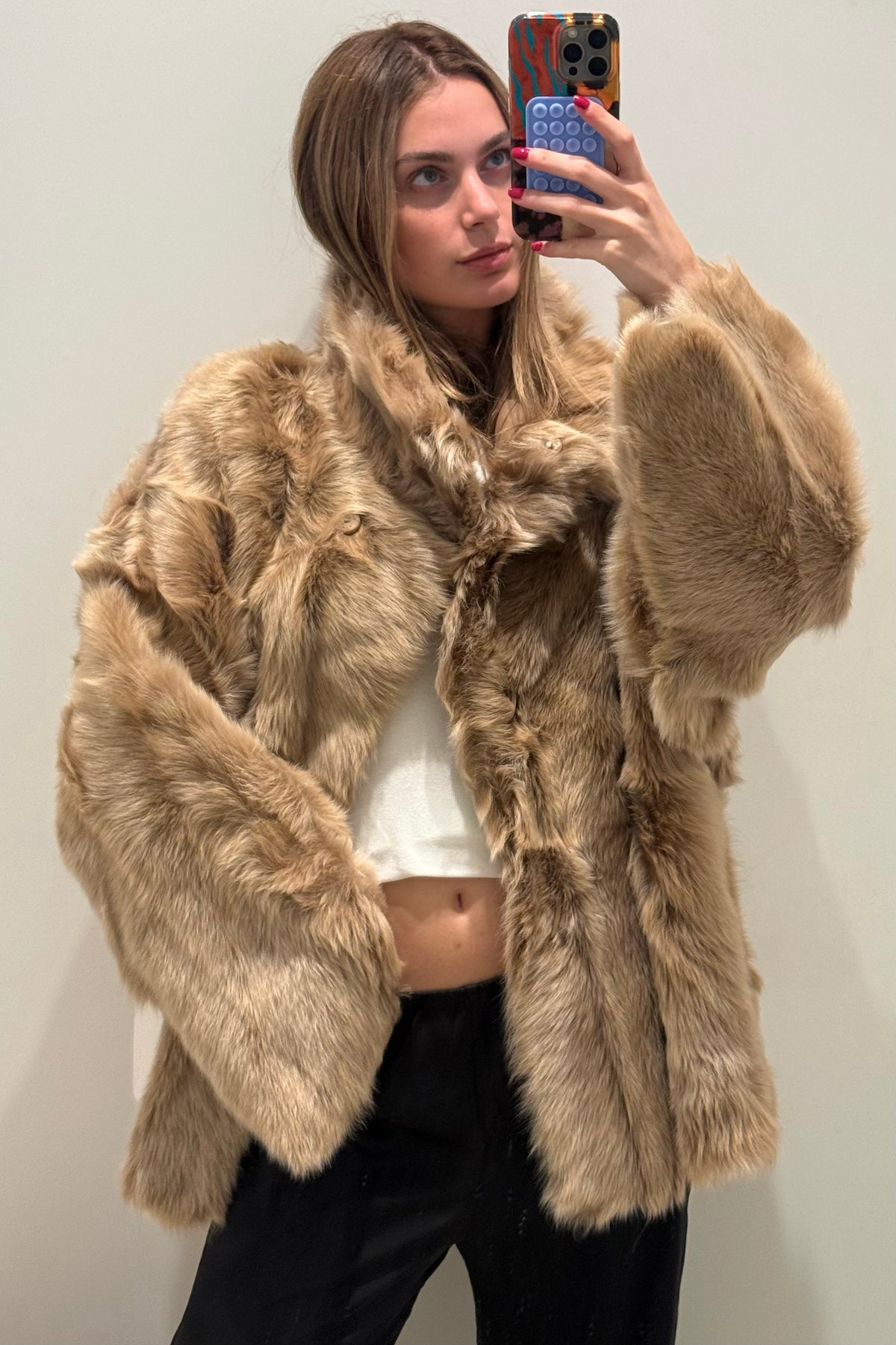JENS REVERSIBLE SHEARLING COAT