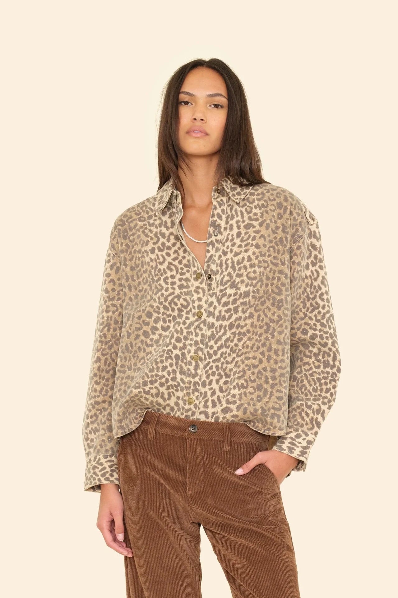 GIA LEOPARD SHIRT