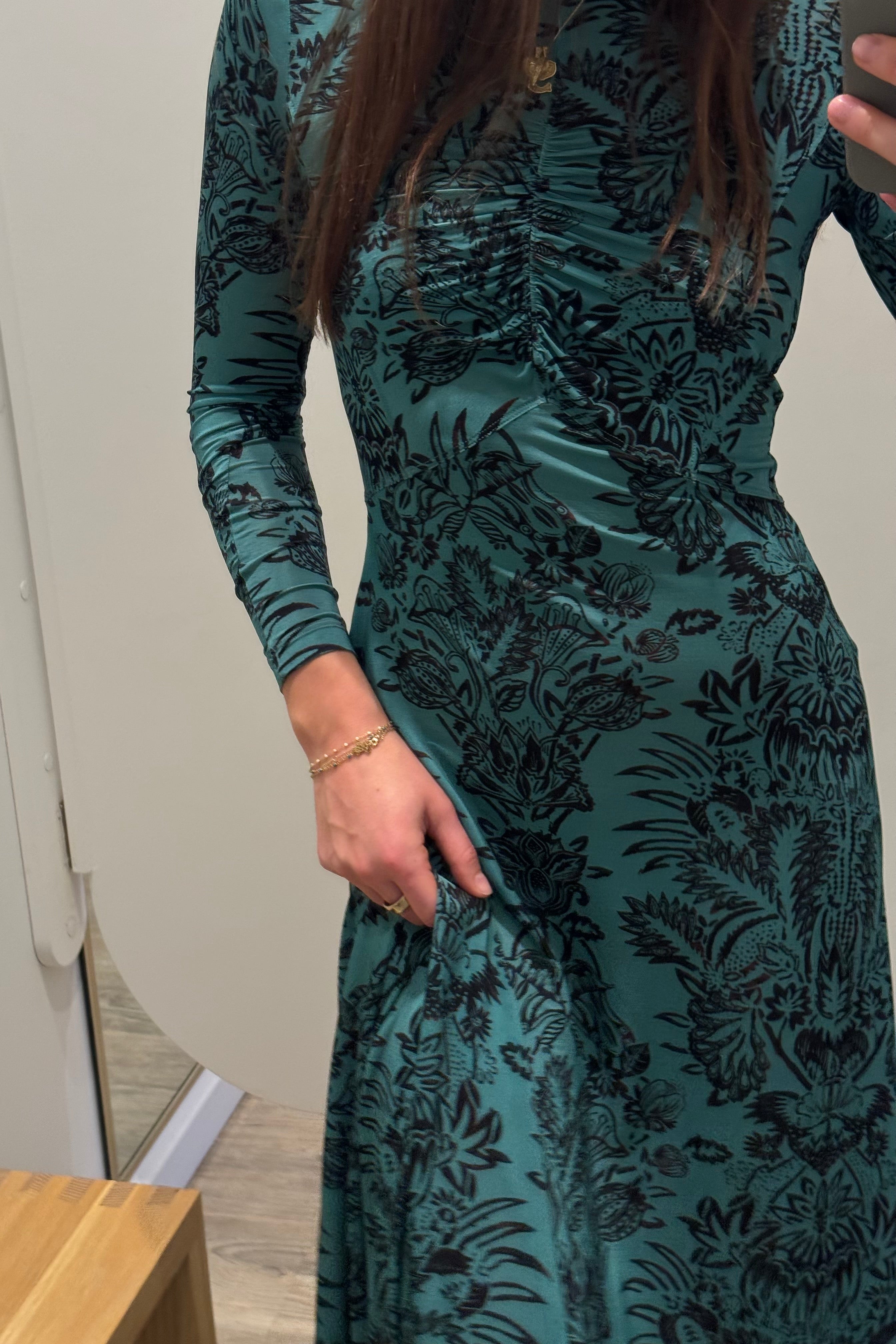 NAIA RUCHED DRESS