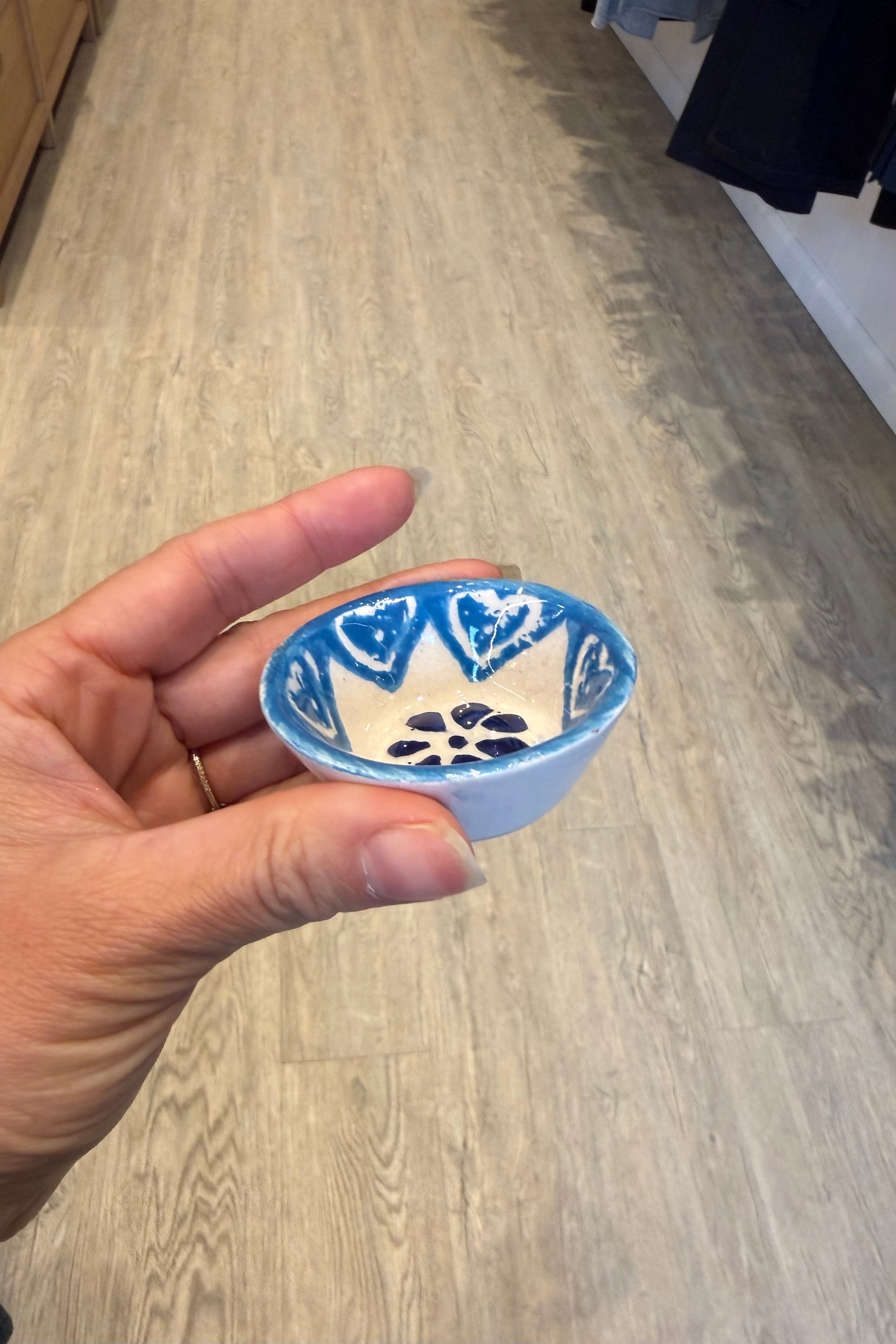 MINI CLAY BOWL IN LIGHT BLUE