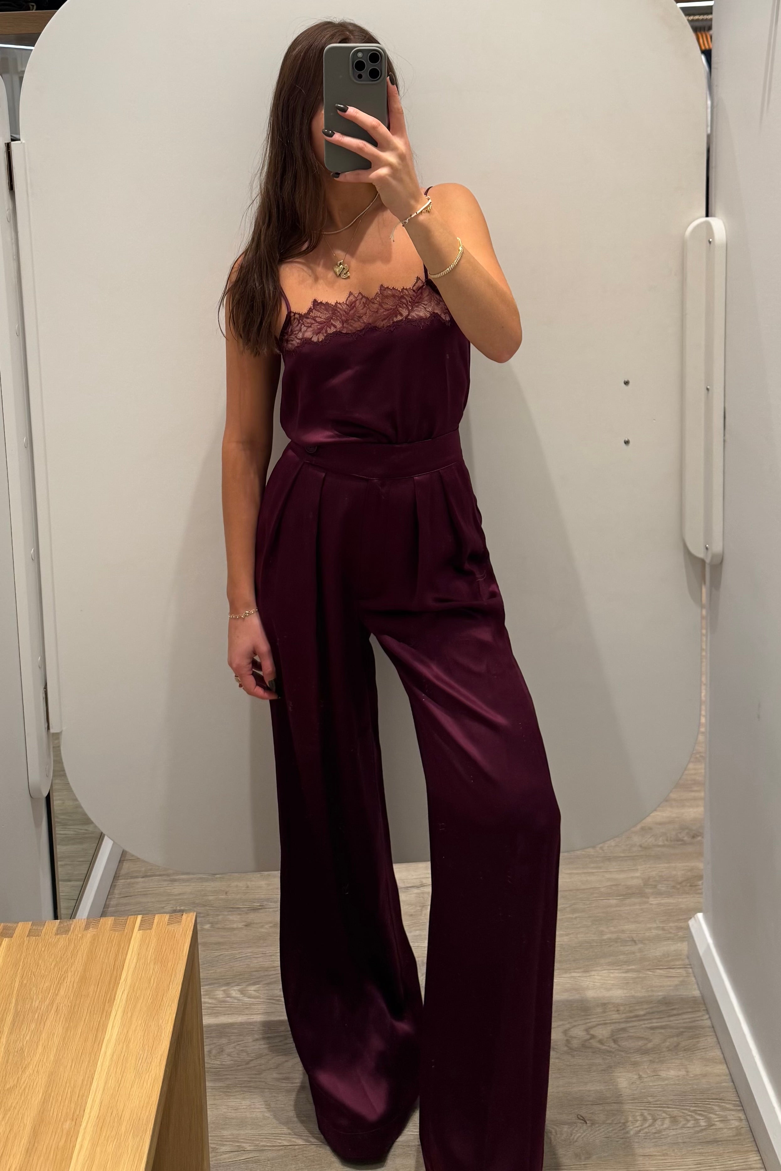 HAYA LACE SILK CAMISOLE