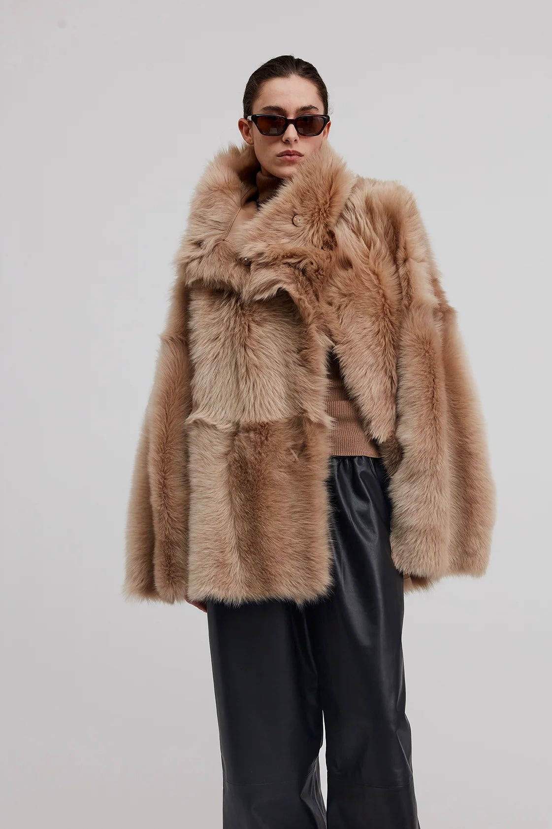 JENS REVERSIBLE SHEARLING COAT