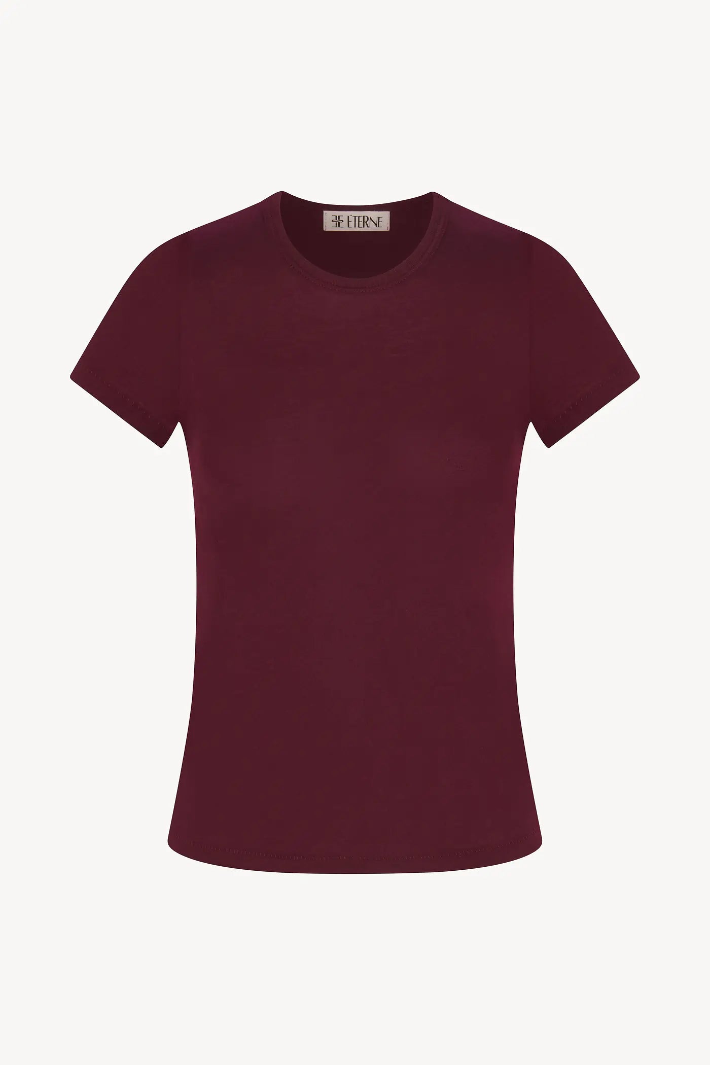 FITTED CREWNECK SHORT SLEEVE T-SHIRT