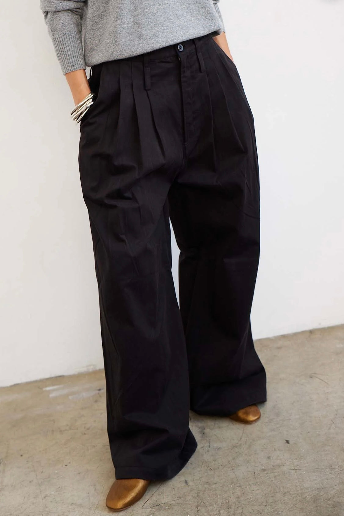 LE PANTALON TRIPLE PLI