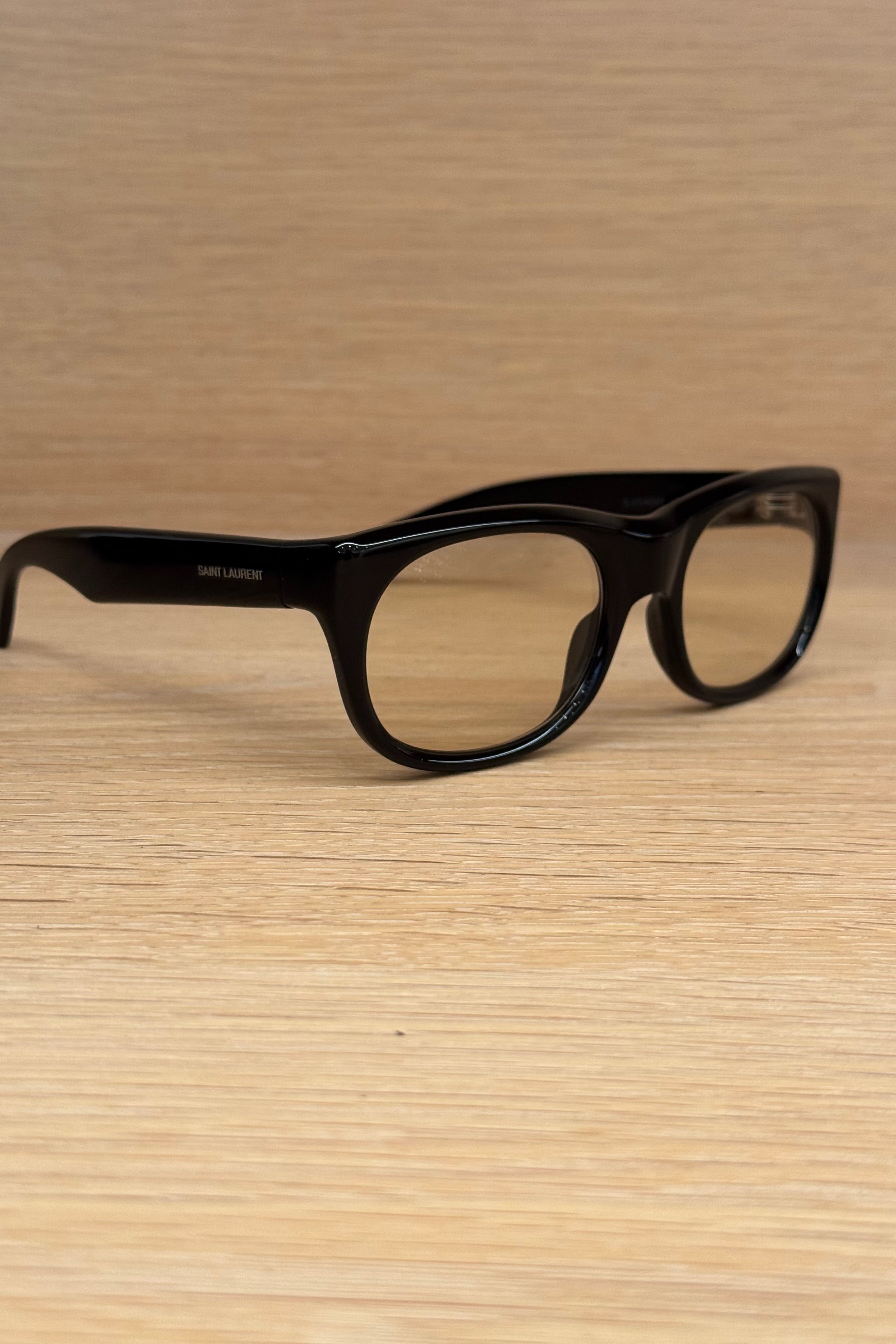 SAINT LAURENT D-FRAME ACETATE FRAME SUNGLASSES