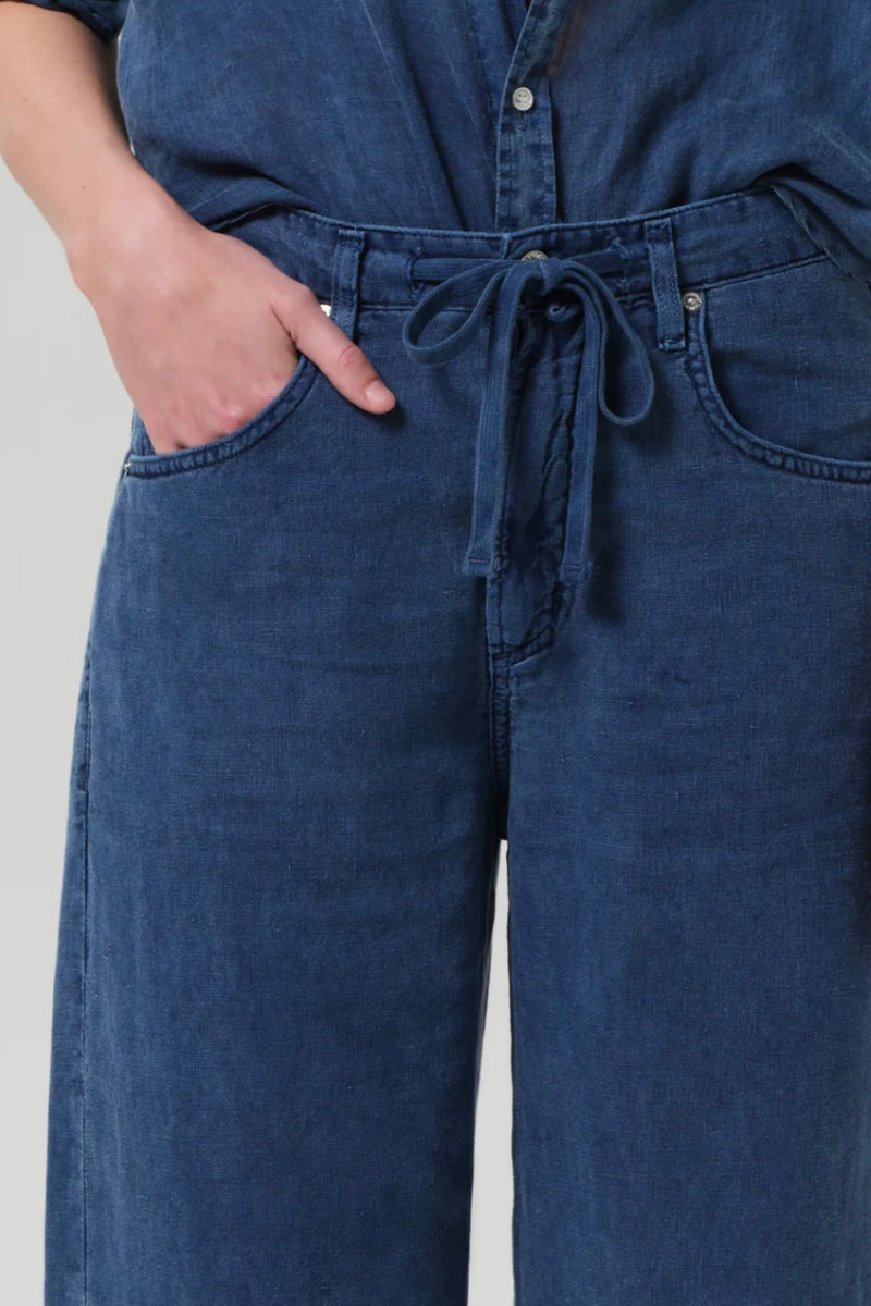 BRYNN DRAWSTRING LINEN TROUSER