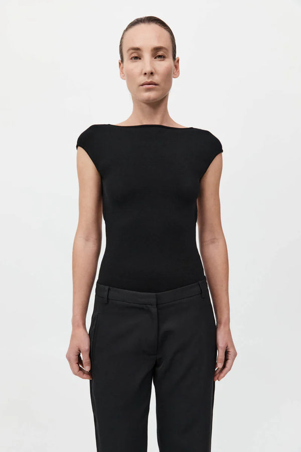 SCULPTED BALLET KNIT TOP