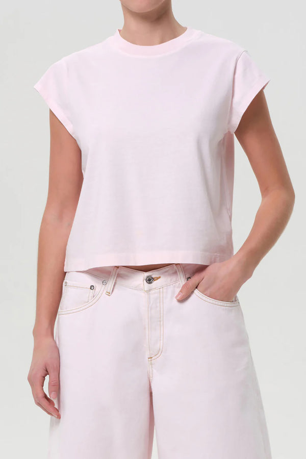 BRYCE CAP SLEEVE TEE IN COSMOS