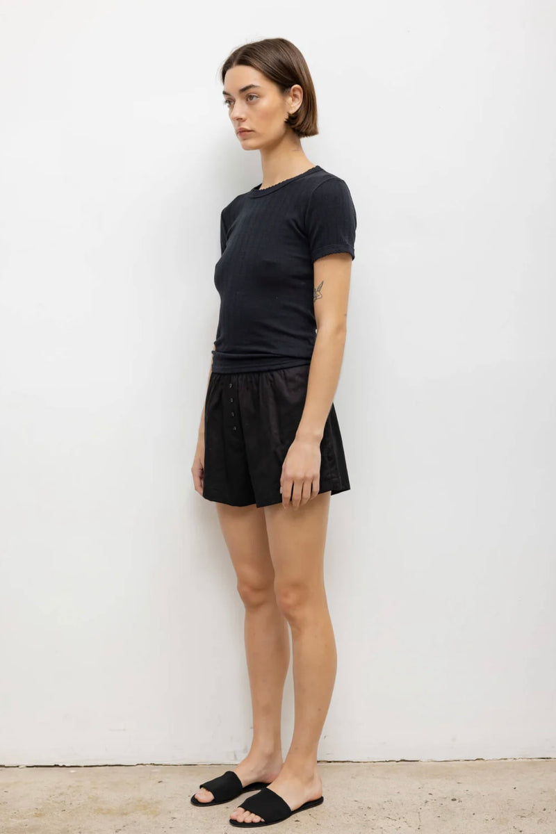 POINTELLE SLIM FIT TEE