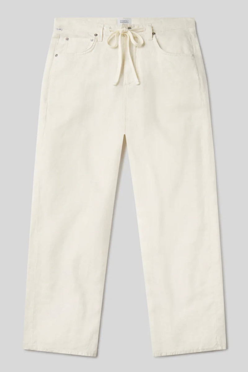 BRYNN DRAWSTRING LINEN TROUSER