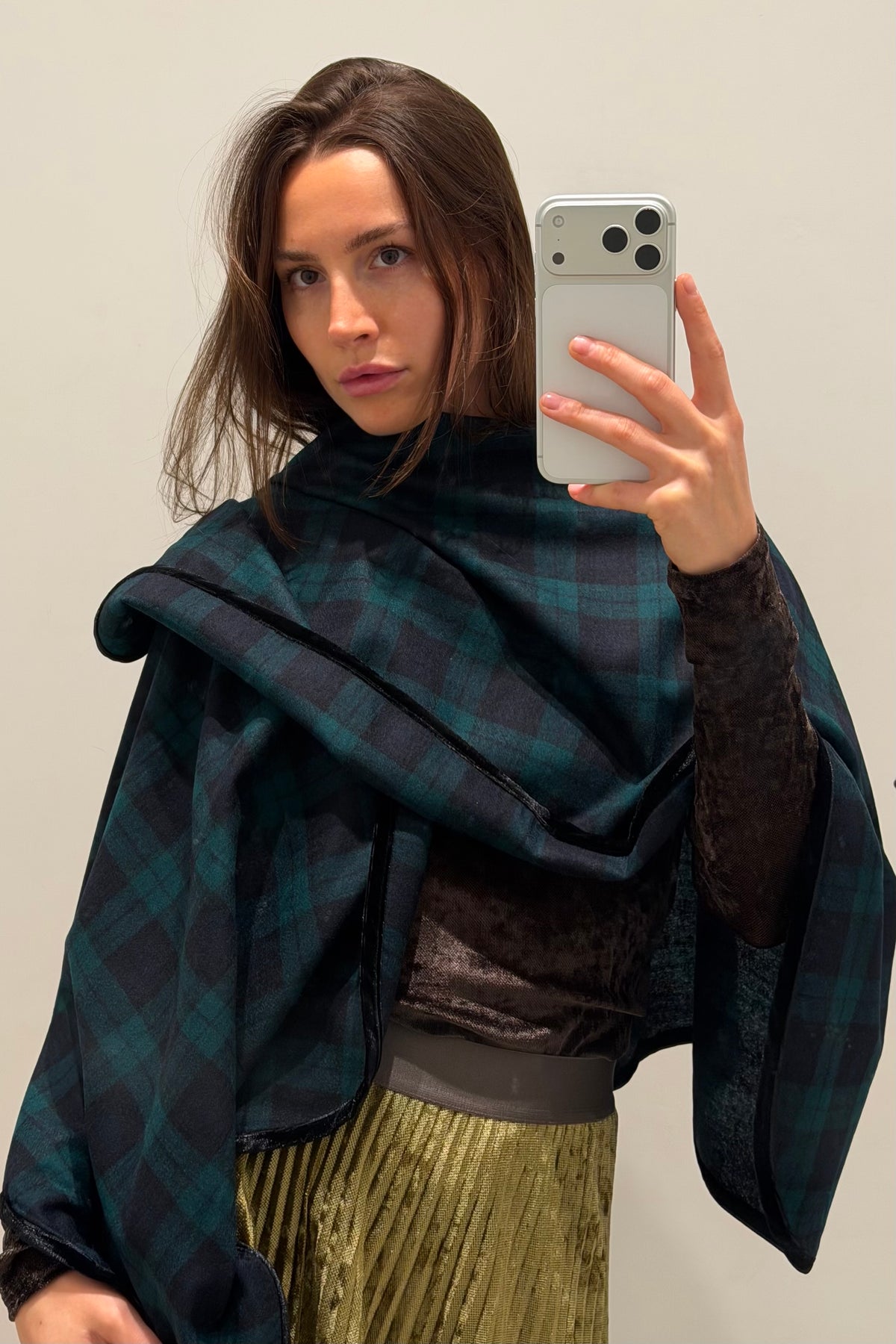 HIGHLAND TARTAN CAPE