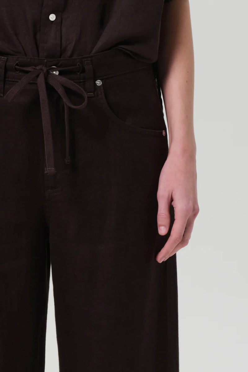 BRYNN DRAWSTRING LINEN TROUSER