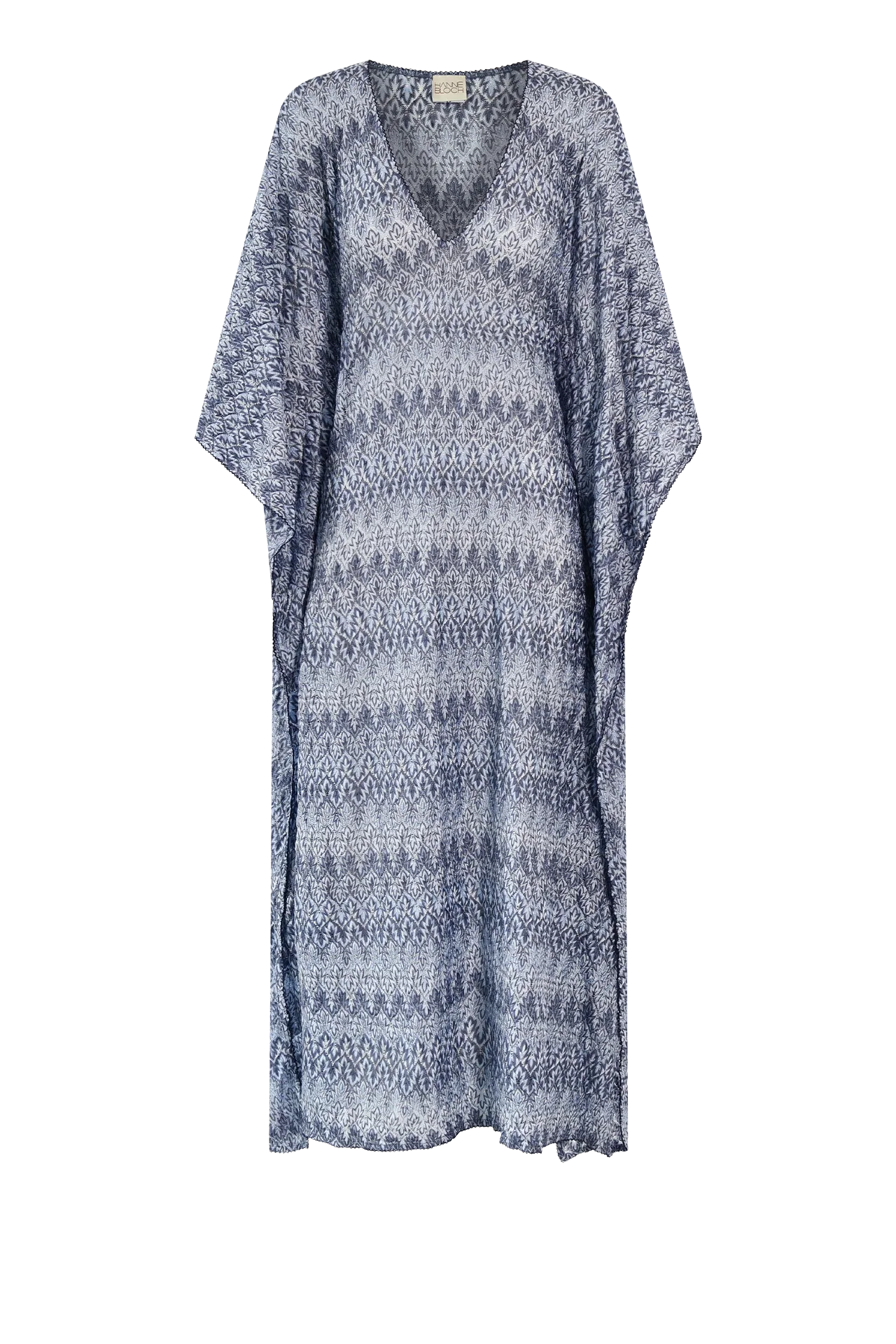 BLUE & GOLD KNIT KAFTAN