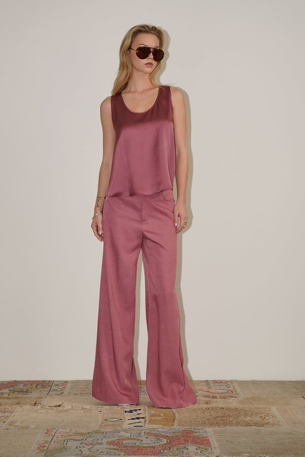 CLAUDIA SILK TANK