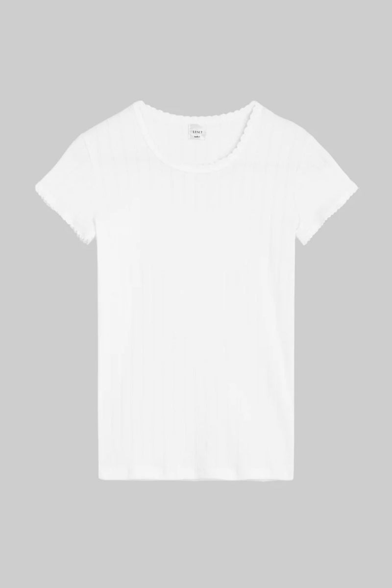 POINTELLE SLIM FIT TEE