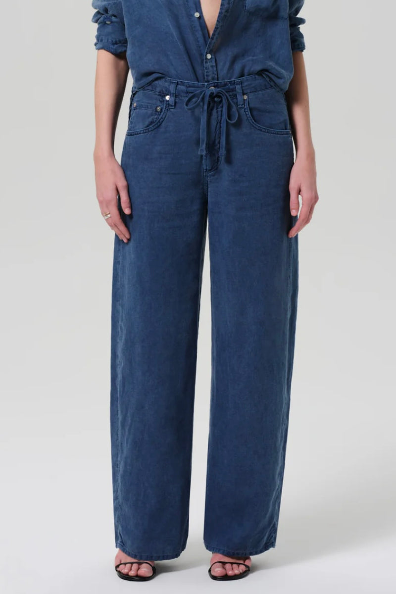 BRYNN DRAWSTRING LINEN TROUSER