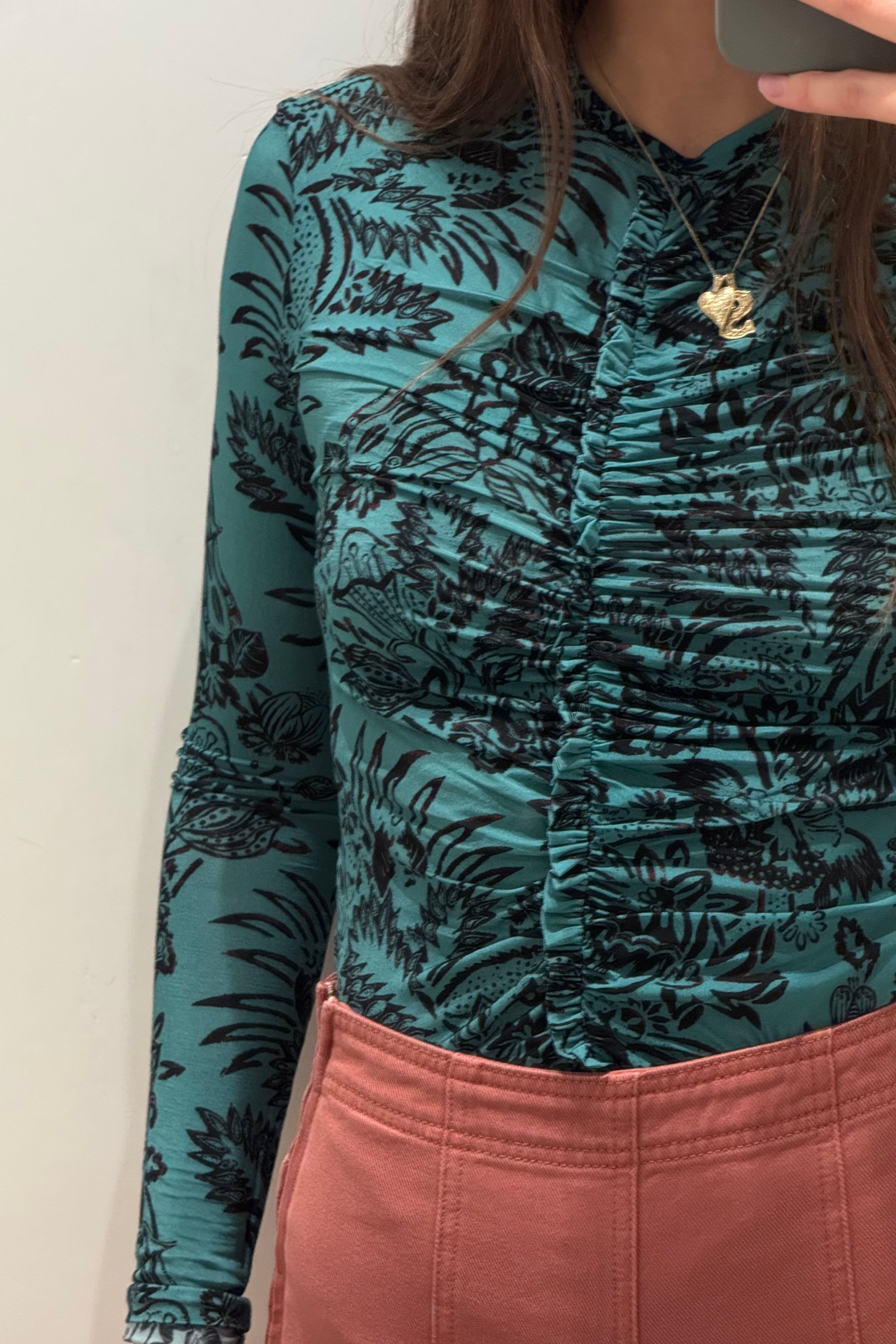 ASHA RUCHED TOP