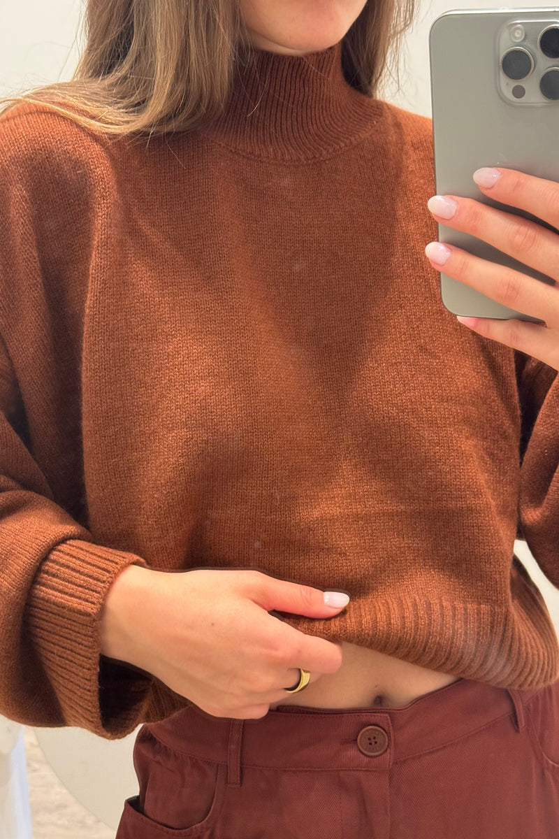 WELLS CROPPED LS PULLOVER