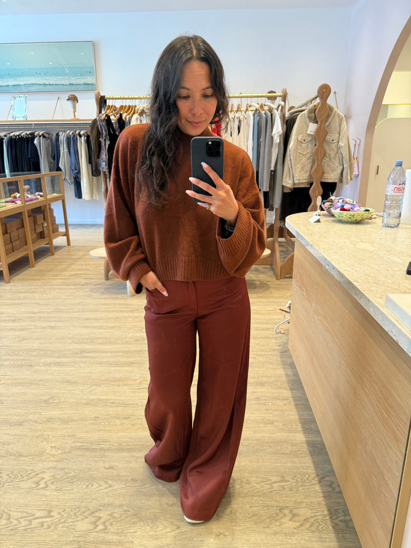 WELLS CROPPED LS PULLOVER