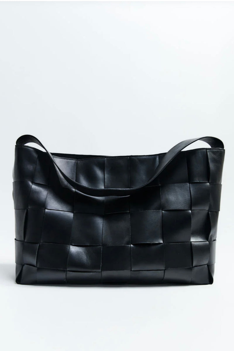 WOVEN LARGE TOTE
