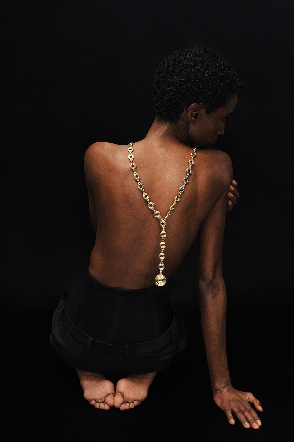 ELYSEES CHAIN BELT IN GOLD