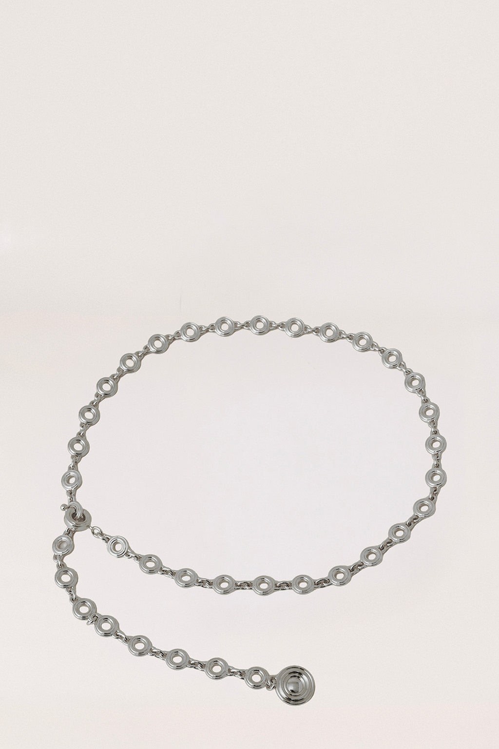 ELYSEES CHAIN BELT IN SILVER