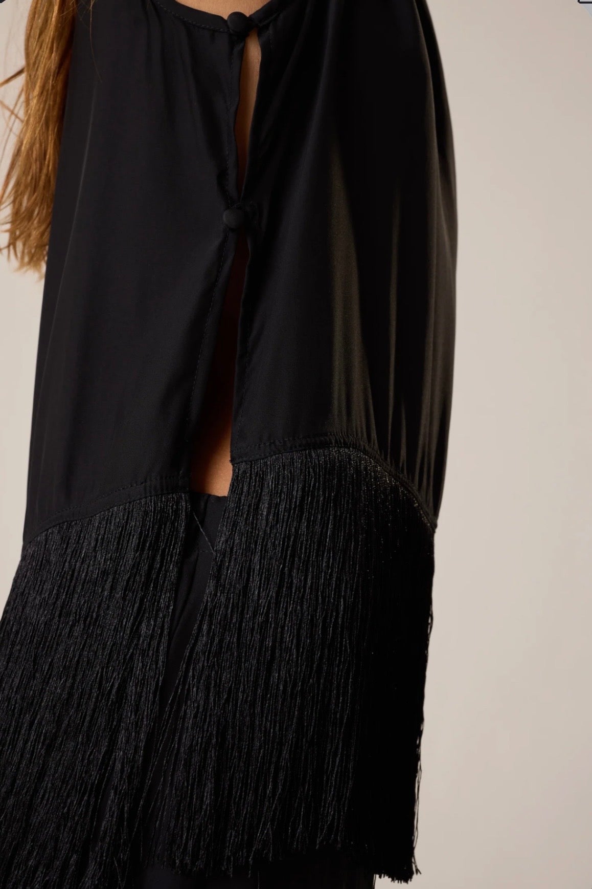 JESSIE FRINGE SILK TOP