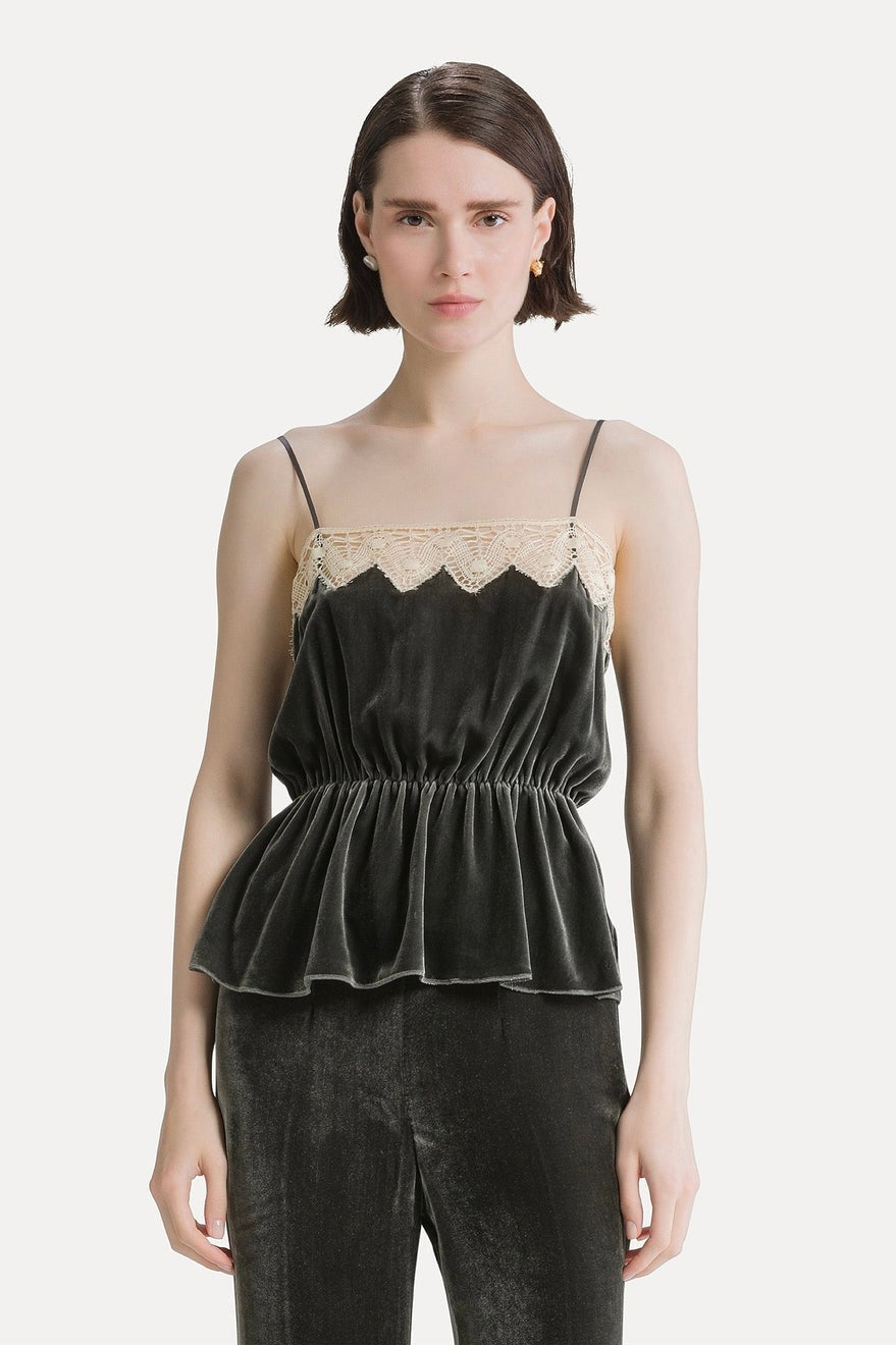 VELVET & LACE TOP