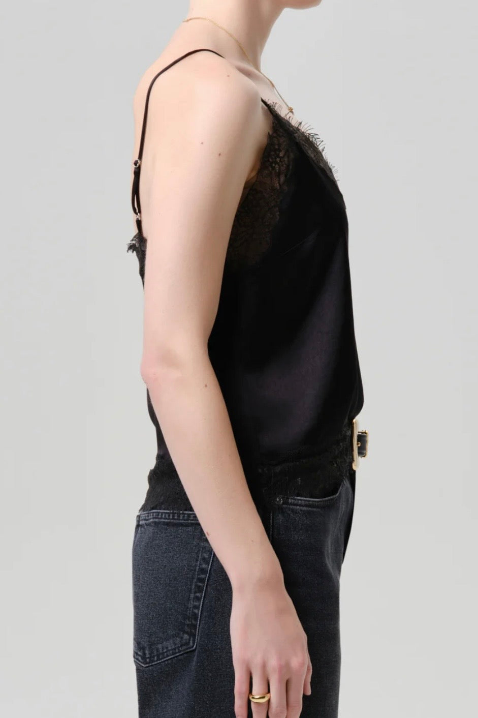 LACE TRIMMED CAMI