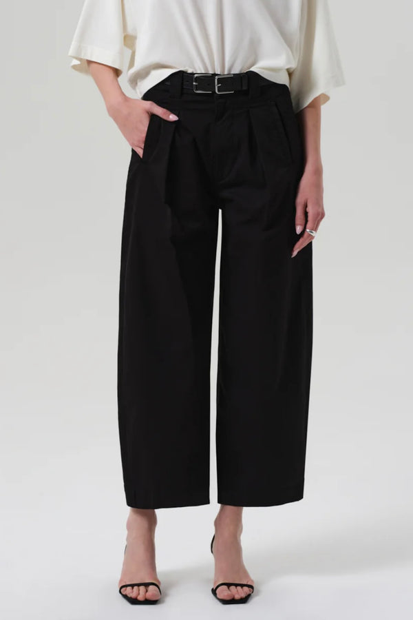 Cara Cropped Pleated Trouser