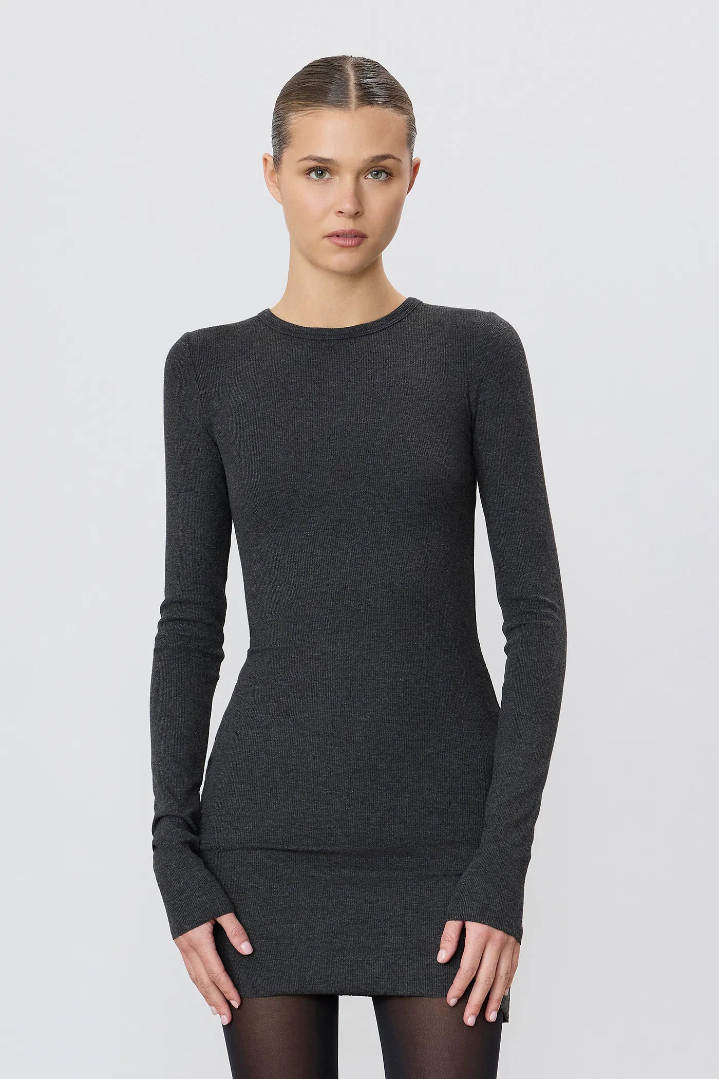 CREWNECK MINI DRESS