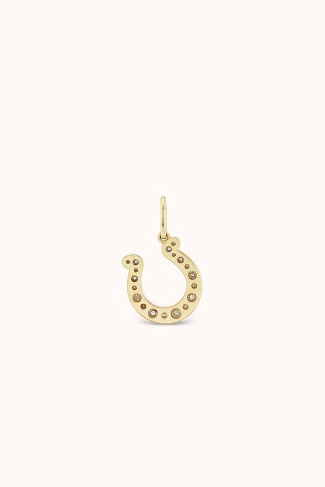 MINI PAVE HORSESHOE CHARM