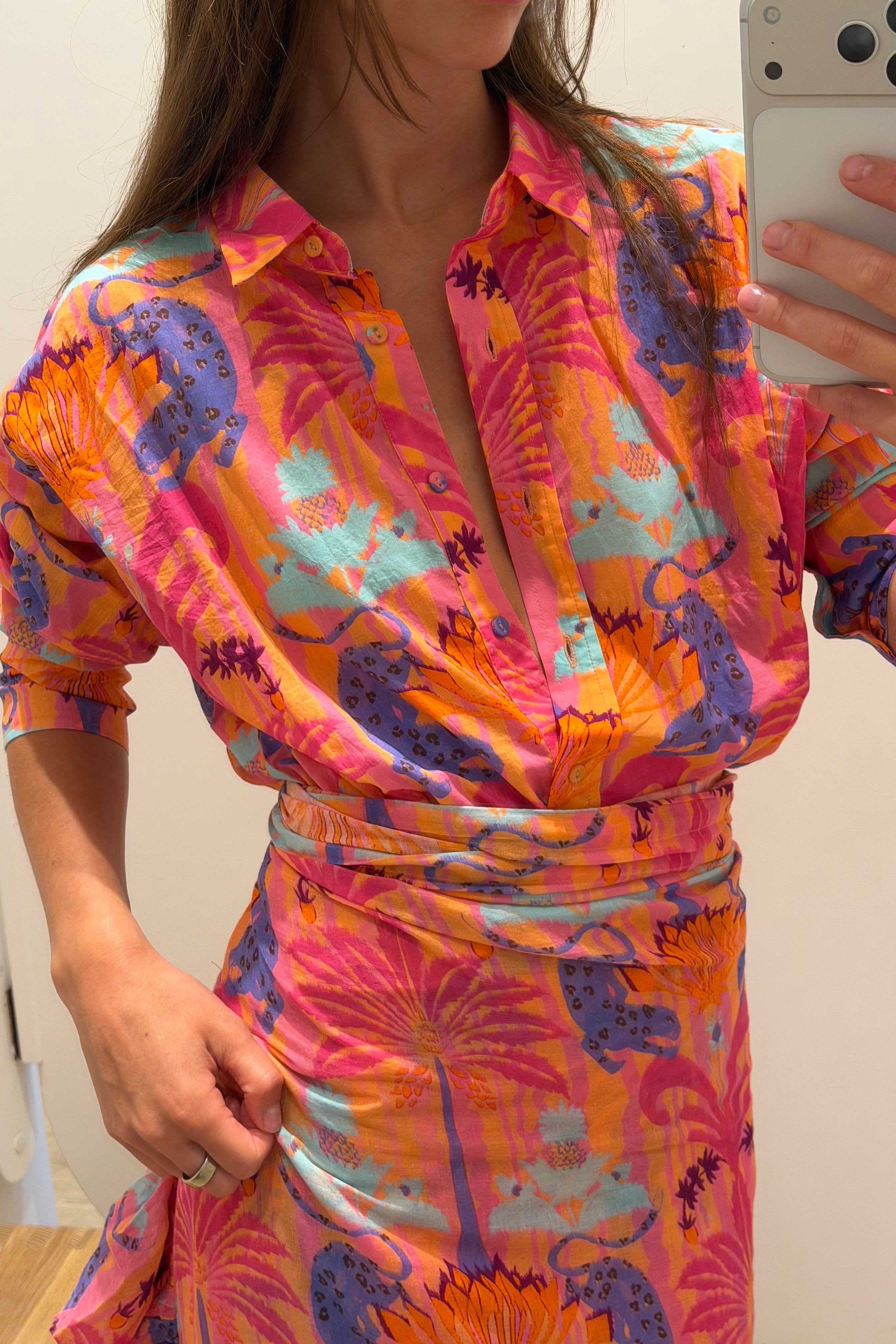 RUFFLE POWER PAREO
