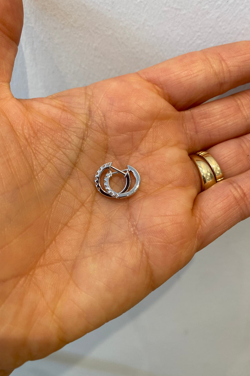 12MM DIAMOND HUGGIES