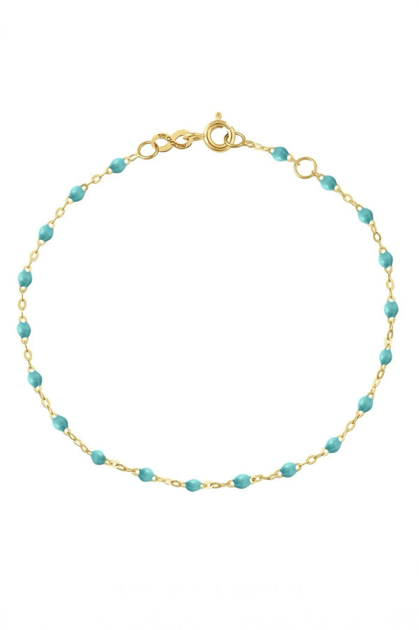 CLASSIC GIGI ANKLET IN TURQUOISE-GREEN