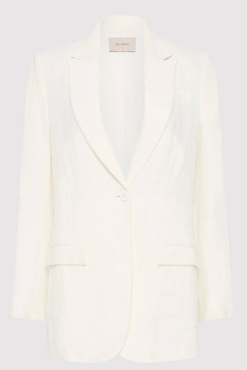 TAILORED LINEN BLAZER