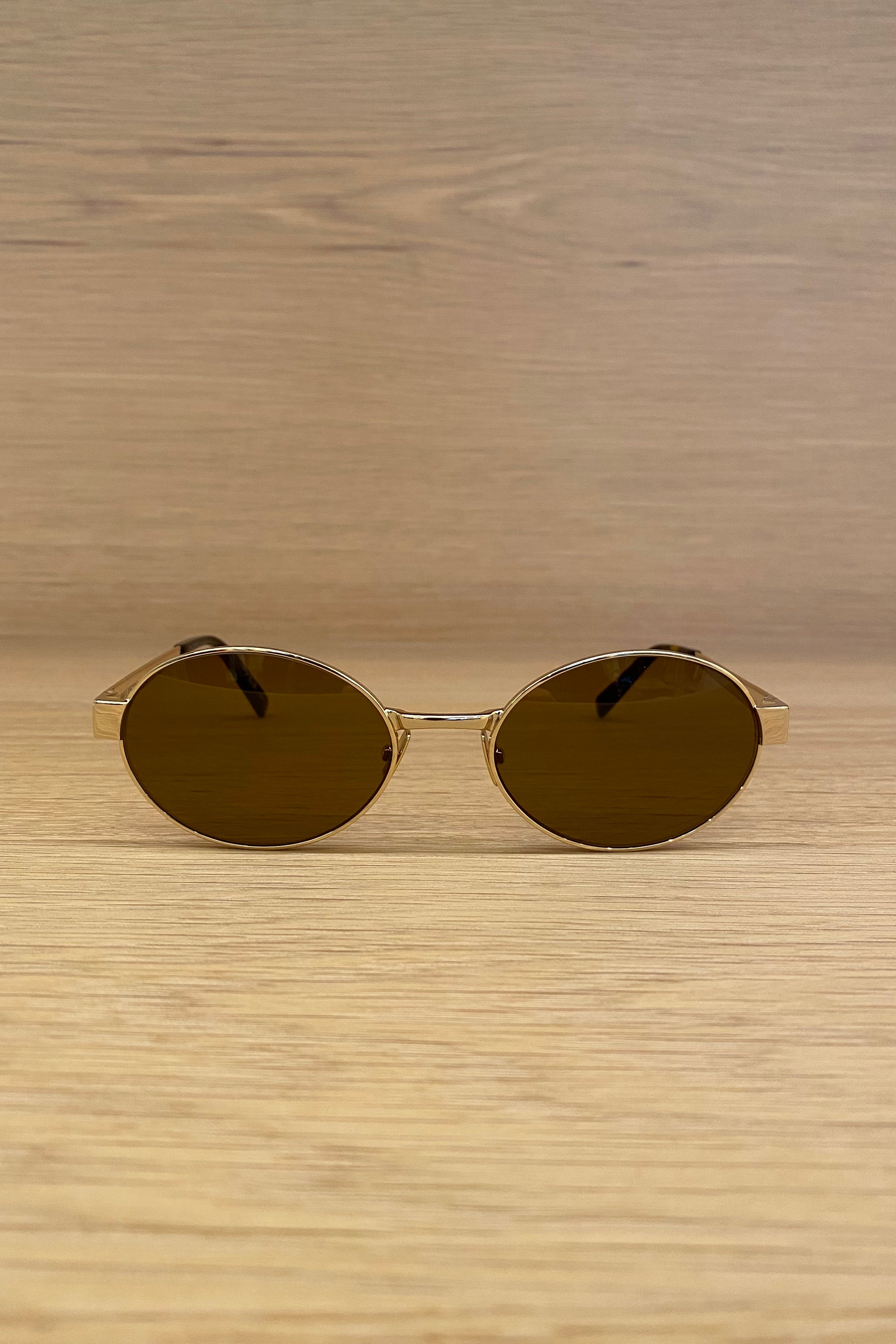 GOLD METAL SUNGLASSES