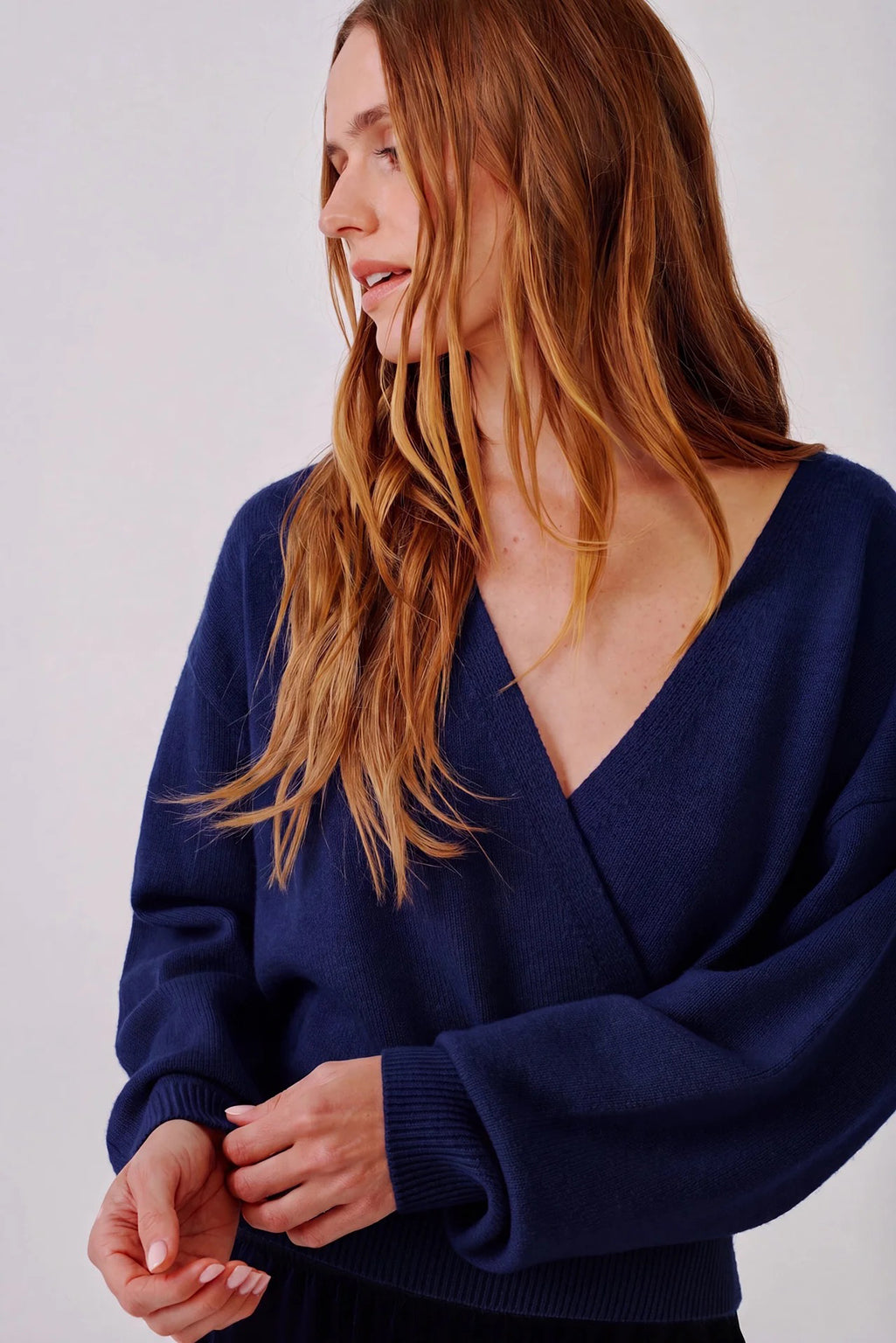 KODA WRAP SWEATER TOP