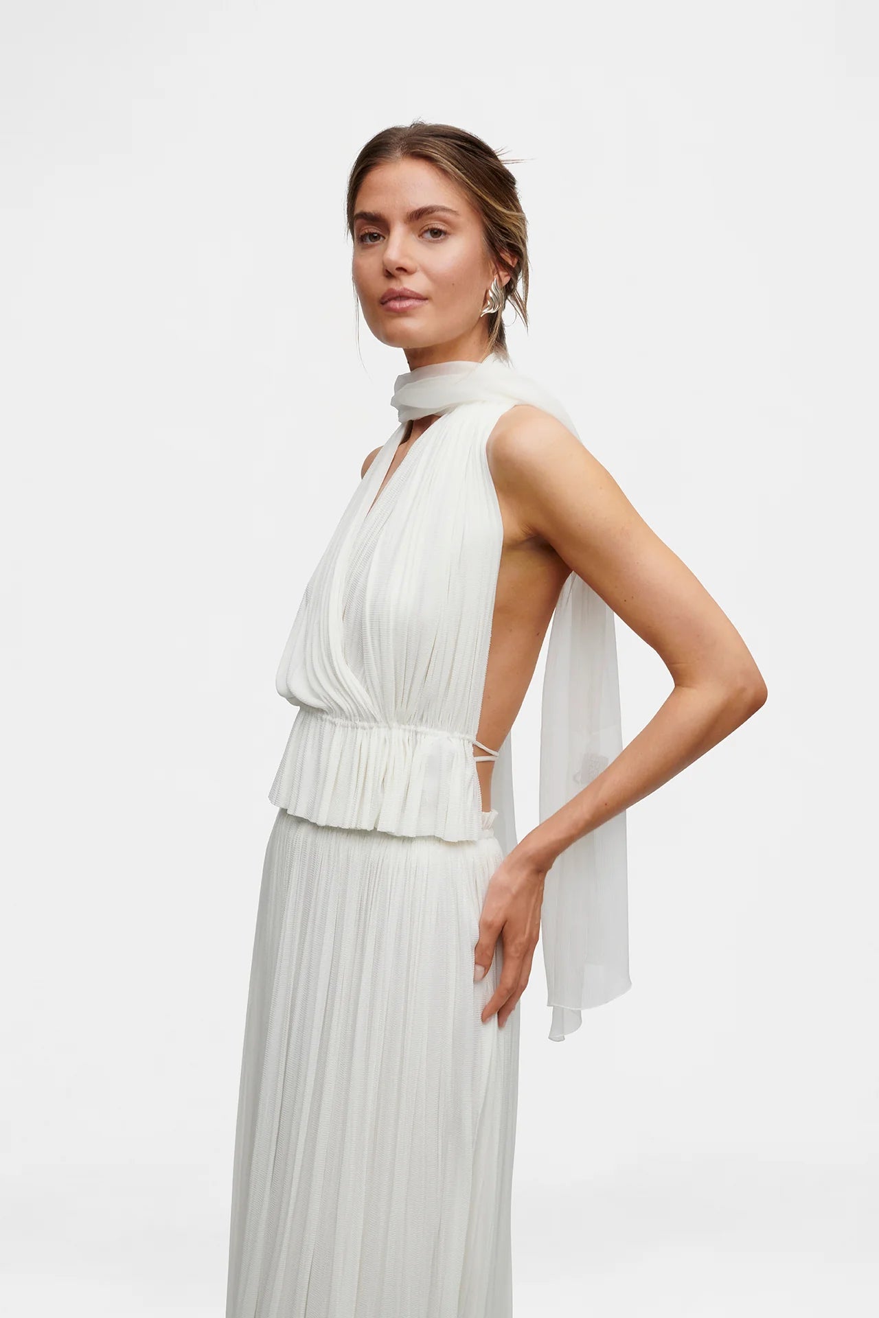SILK TULLE SKIRT
