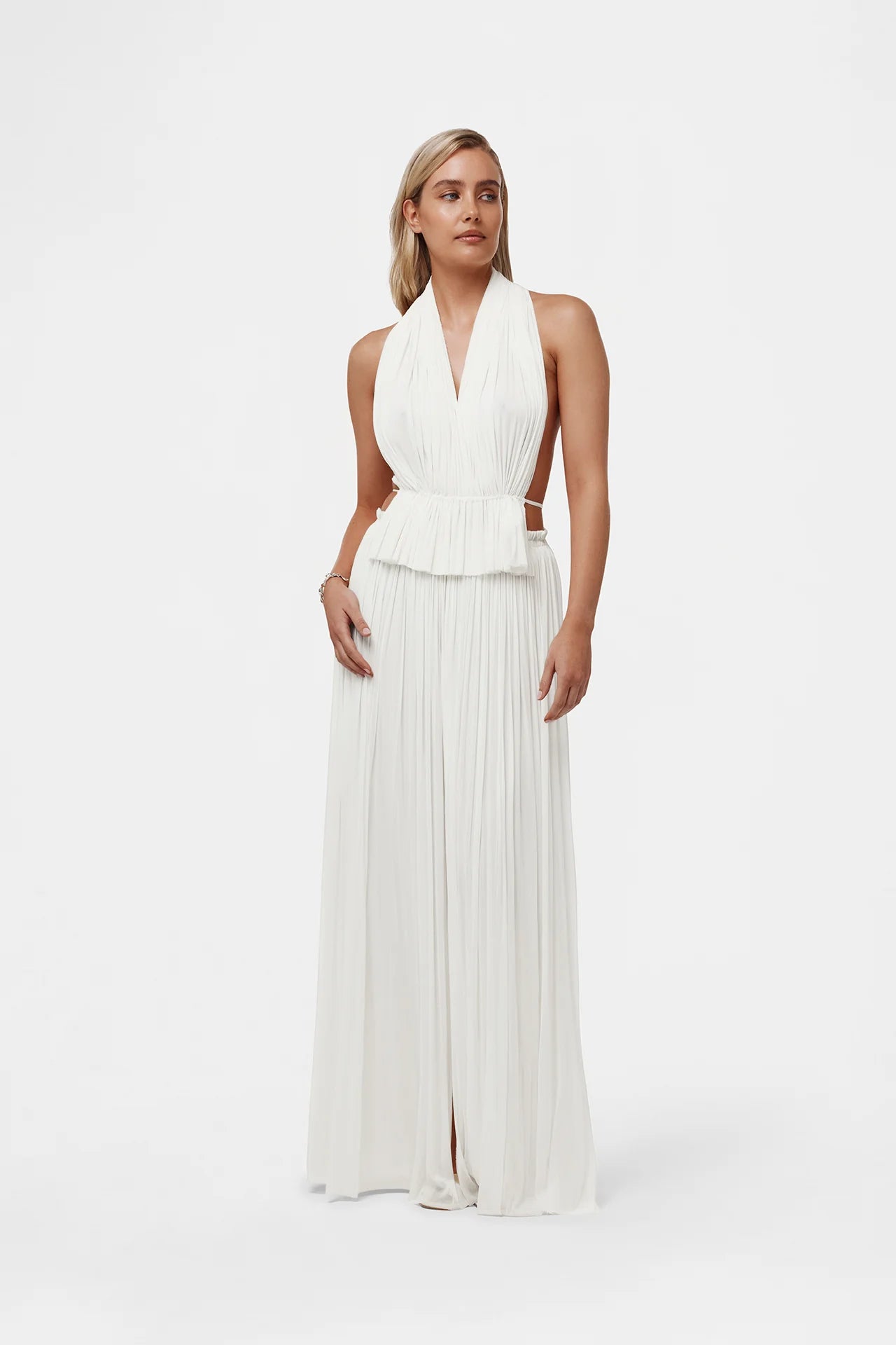 SILK TULLE TOP