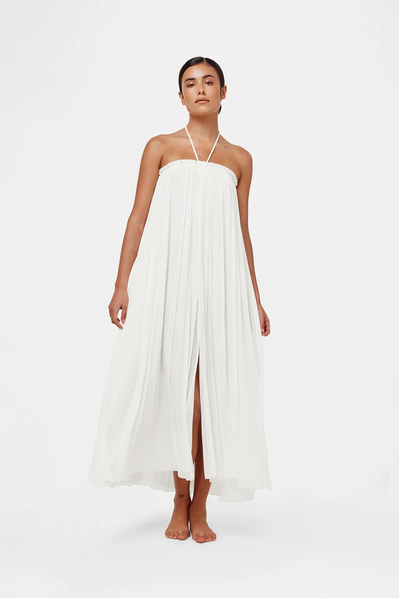 SILK TULLE TOP