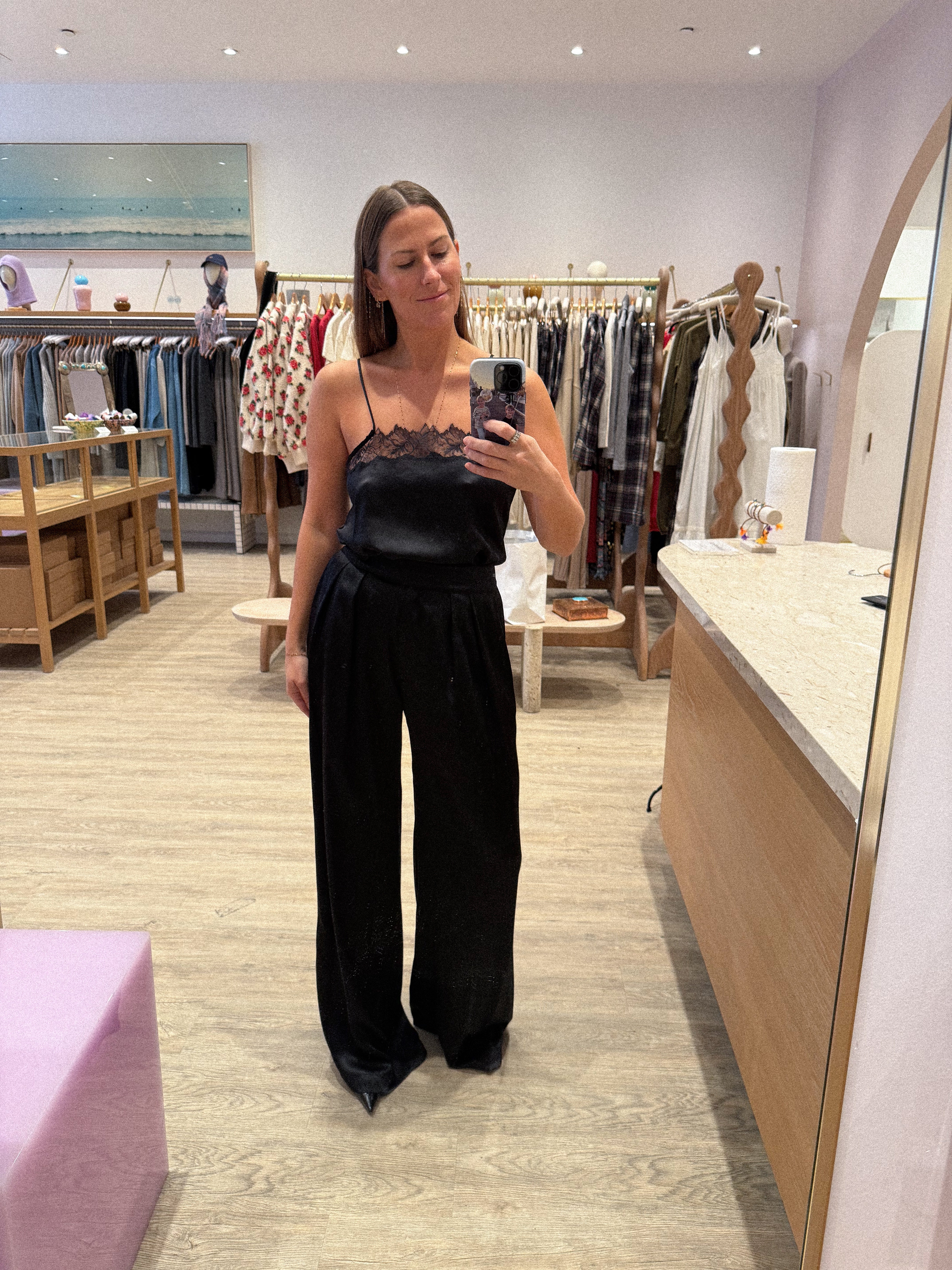 HAYA LACE SILK CAMISOLE