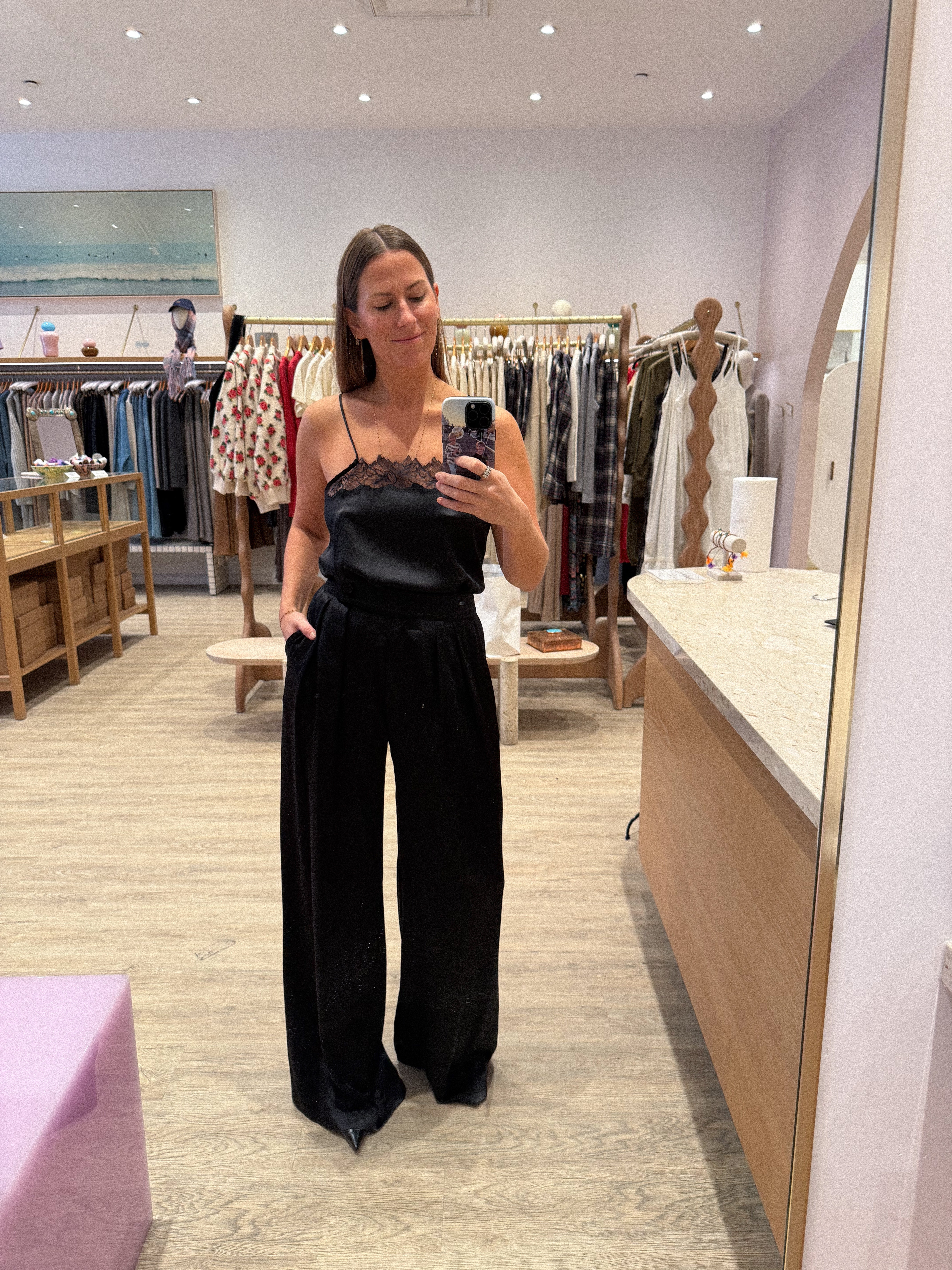 HAYA LACE SILK CAMISOLE