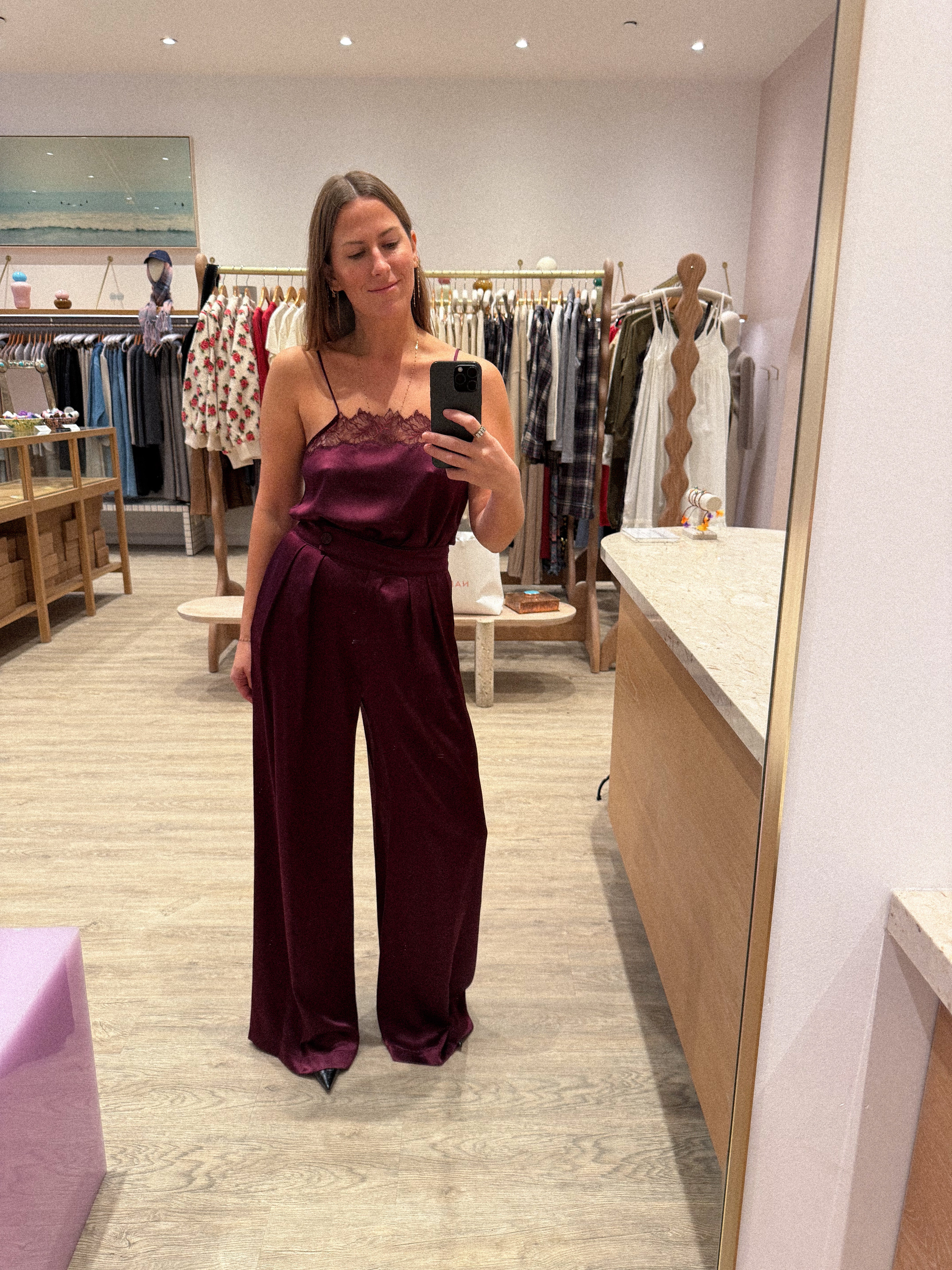 HAYA LACE SILK CAMISOLE