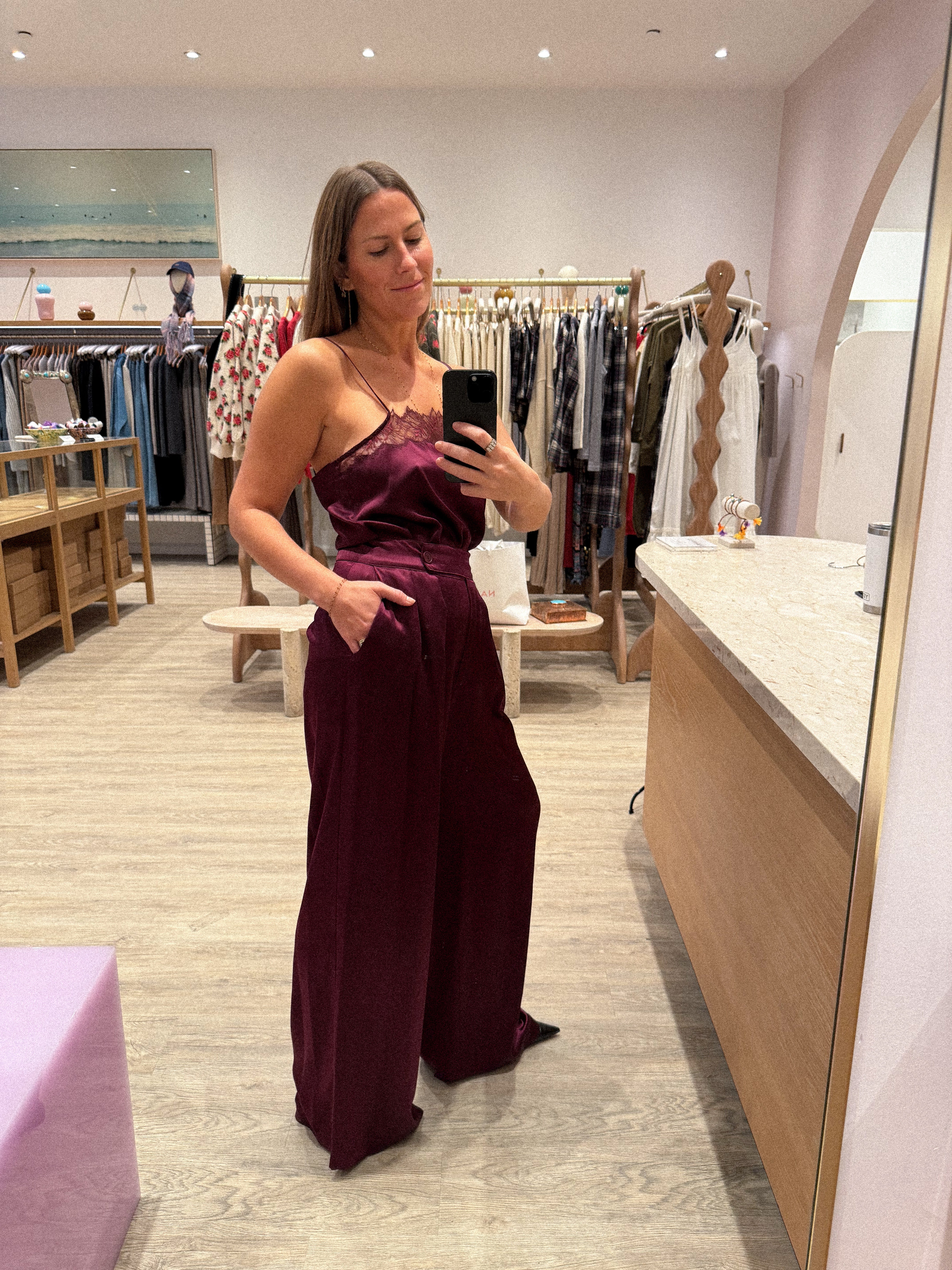 HAYA LACE SILK CAMISOLE