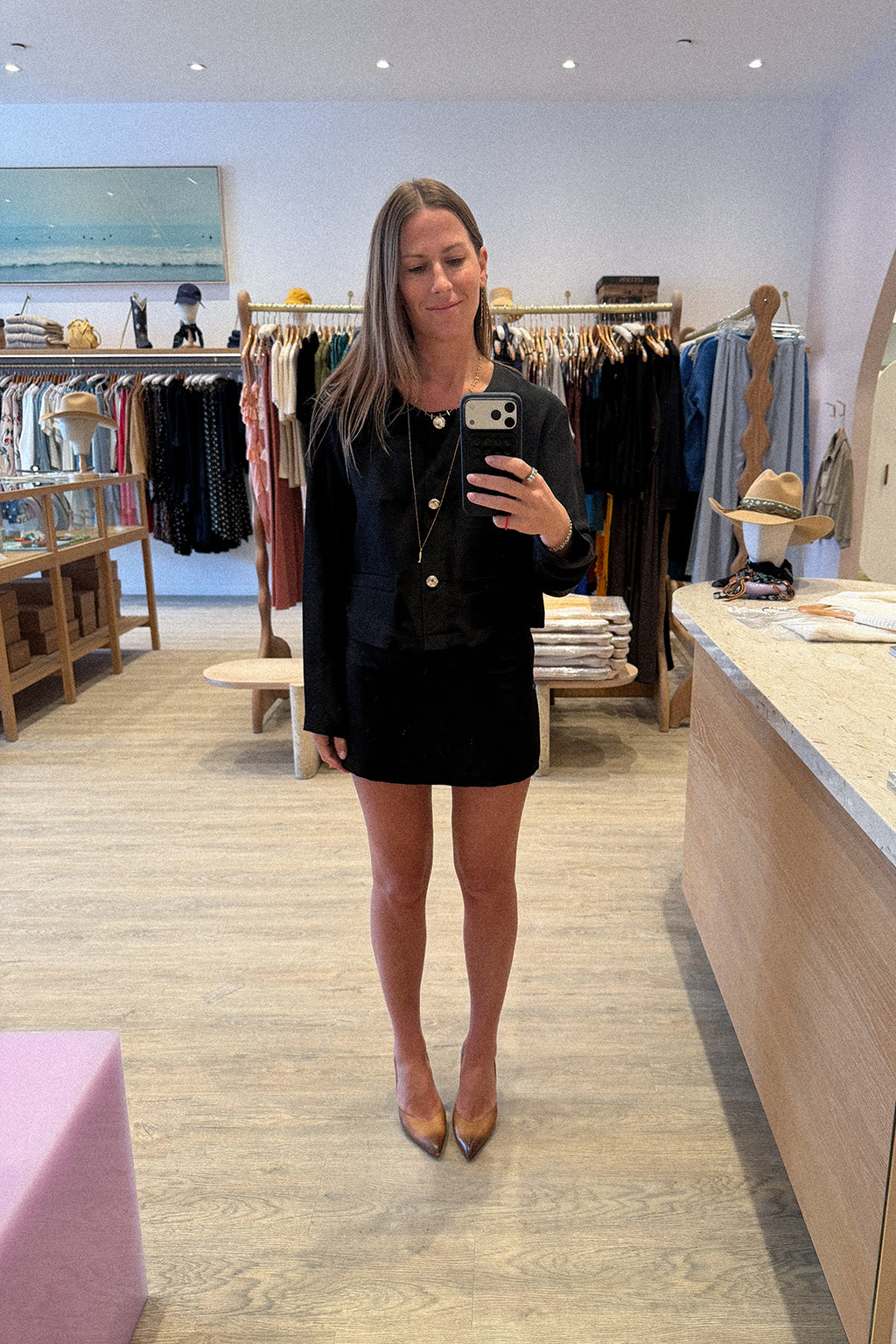 LUCIEN SHRUNKEN CROPPED BLAZER