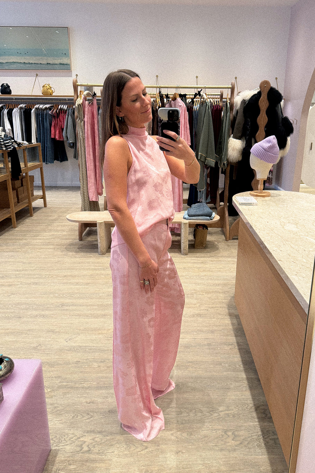 JACQUARD BOUQUET TROUSER