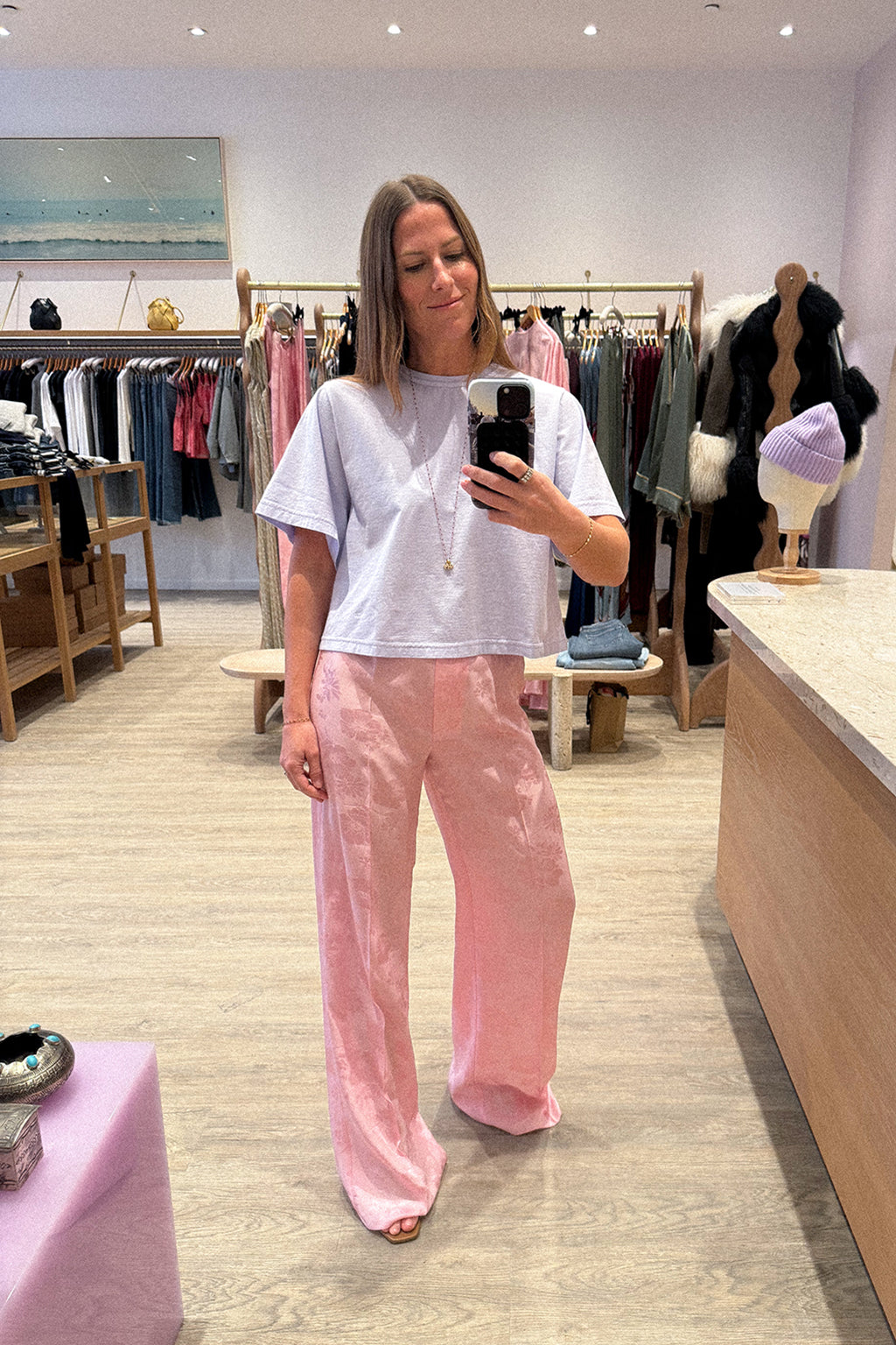 JACQUARD BOUQUET TROUSER